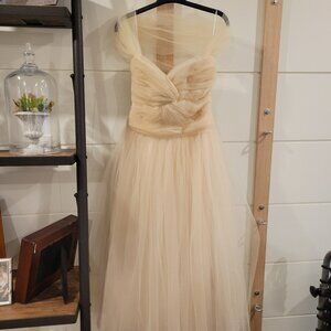 Blush tulle dress